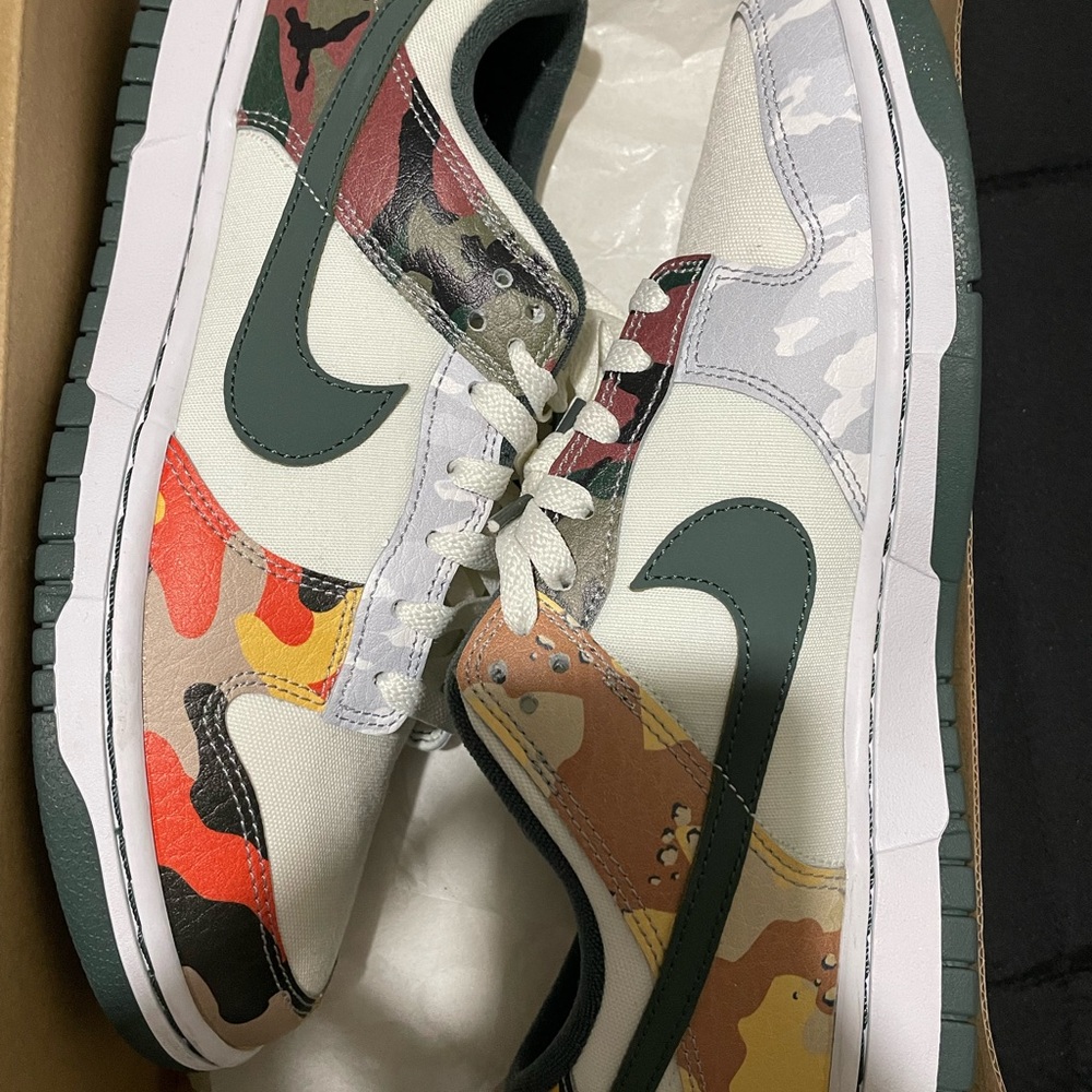 Nike Dunk Low White Camo